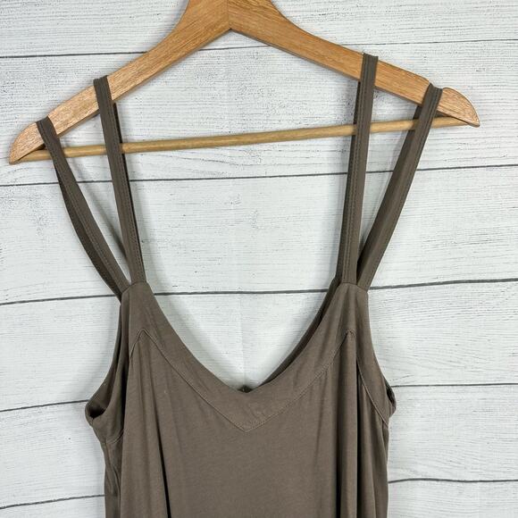 Indigenous Womens size Large Organic Cotton Strappy Layered Maxi Dress Stretchy - Picture 3 of 11